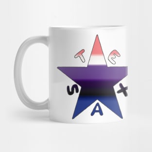 Texas Pride- Genderfluid-Textless Mug